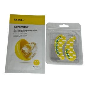 Dr. Jart+ Ceramidin Skin Barrier Mask + Eye Patches Set New